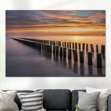 Magnifique coucher de soleil à Westkapelle