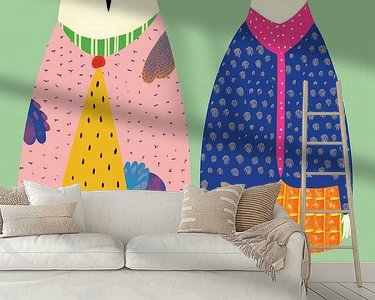 Example of the artwork in a room