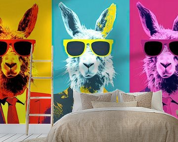 Warhol: Haute Couture Hares by ByNoukk