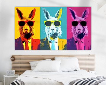 Warhol: Haute Couture Hares by ByNoukk