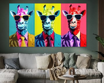 Warhol : Girafe Chic sur ByNoukk