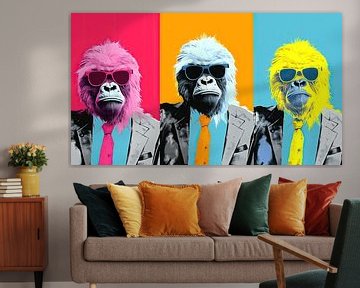 Warhol: Popart Primaten van ByNoukk