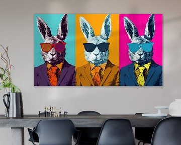 Warhol : le répertoire du lapin rétro sur ByNoukk