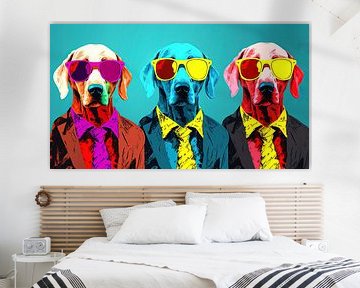 Warhol: Labradors in pak van ByNoukk