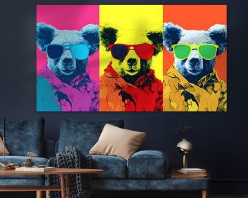 Warhol: Stilvolle Koala-Porträts von ByNoukk