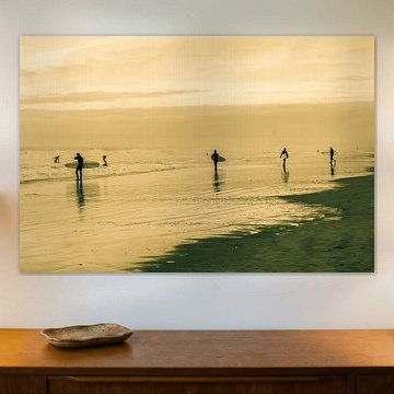 Surfen in Scheveningen van Marian Sintemaartensdijk