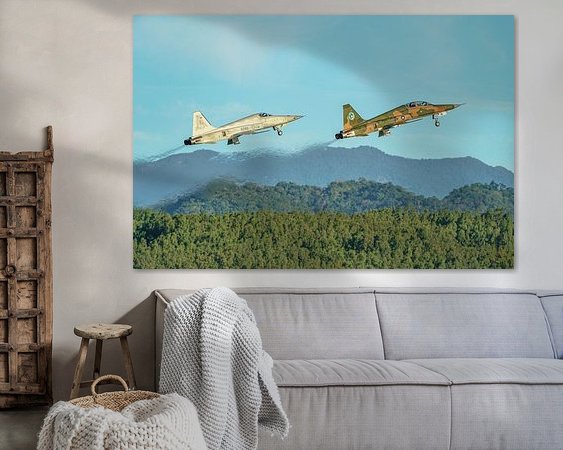 Example of the artwork in a room