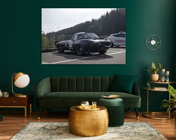 Jaguar E-Type in Spa-Francochamps von The Wandering Piston