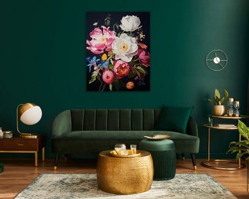 Bunte Blumen von Studio Allee