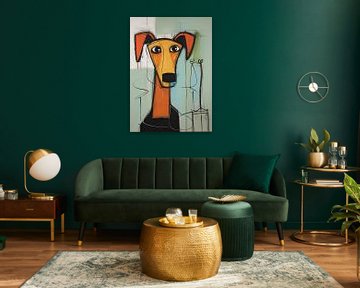 The Essence of Allegiance | Modern Dog Art by Wonderful Art