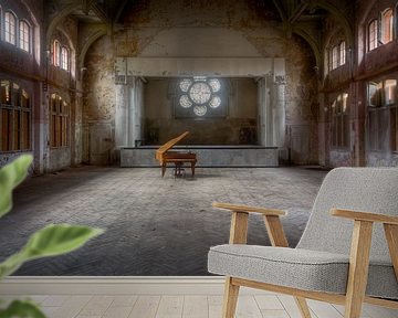 Lied auf einem Flügel - Beelitz. von Roman Robroek – Fotos verlassener Gebäude