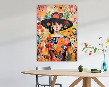 Bloesempracht | Modern Vrouwenportret van De Mooiste Kunst