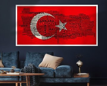 Map of Turkey by Stef van Campen