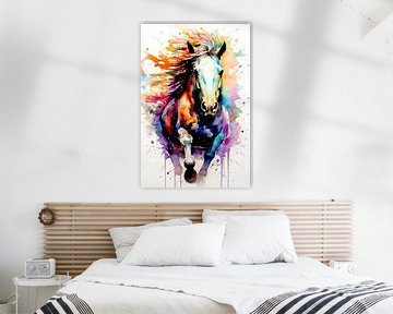 Horse watercolor art 3 #horse