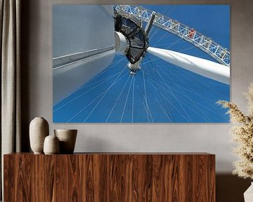 Detail van the London Eye. van Maurice Welling