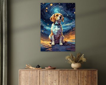 Beagle-Kunst von Vicky Hanggara