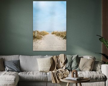 Strandzugang Ostseebad Baabe durch die Dünen ans Meer