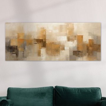 Erdtöne Abstraktion | Abstrakte Kunst von Abstraktes Gemälde