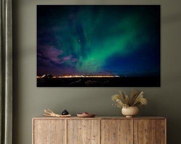 Poollicht, noorderlicht IJsland, Aurora Iceland