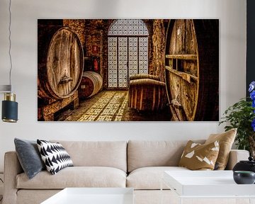 Wijnkelder in Montepulciano van Jaap Bosma Fotografie