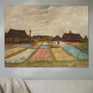 Blumenfelder in Holland, Vincent van Gogh 