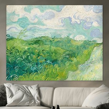 Green Wheat Fields, Auvers