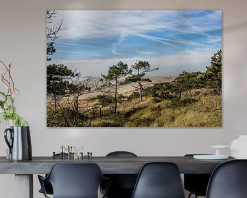 View of signal tower dune Terschelling by Lydia