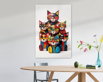 Artistic Cats van Harry Hadders