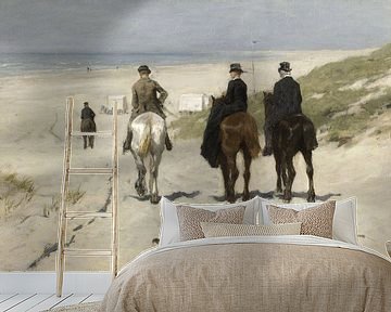 Morgenrit langs het strand, Anton Mauve (gezien bij vtwonen)