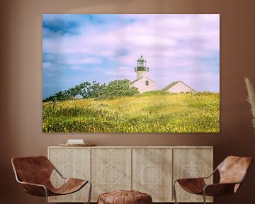 Old Point Loma Lighthouse Vintage Style sur Joseph S Giacalone Photography