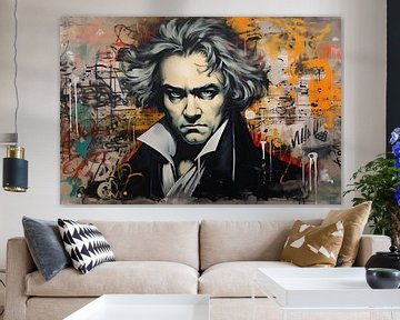 Beethoven - Meister der Graffiti-Noten von Peter Balan