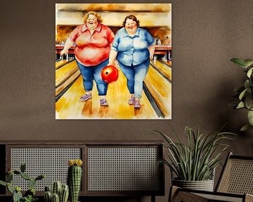 The cosy ladies bowling by De gezellige Dames