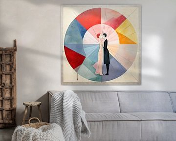 Twee zielen in een cirkel: een samenvatting à la Hilma af Klint van Peter Balan