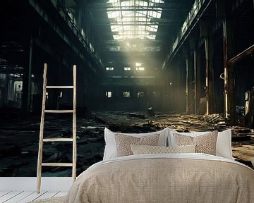 Silent witnesses of the past: the dilapidated factory by Peter Balan