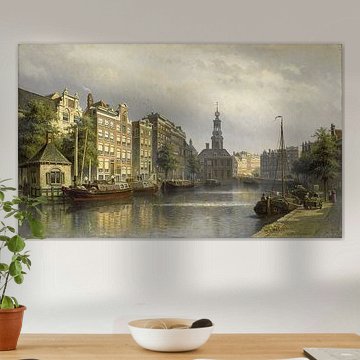 The Singel in Amsterdam seen towards the Mint