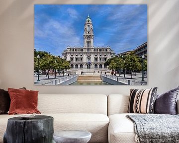 Porto - traditionelles historisches Rathaus von insideportugal