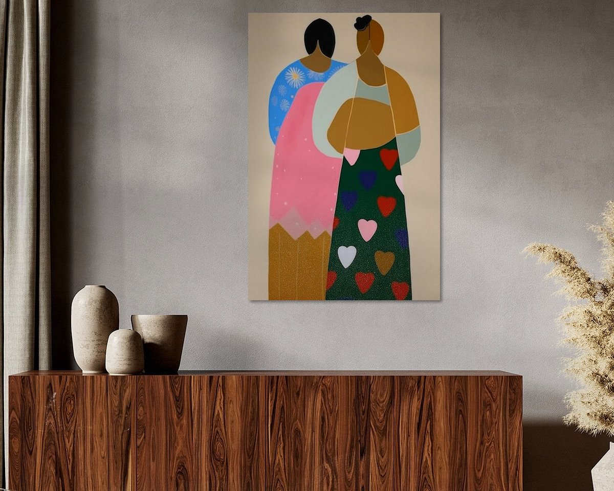 Example of the artwork in a room