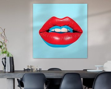 Red lips by But First Framing