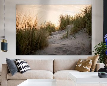 Blick auf den Strand von Terschelling von Wendy de Jong