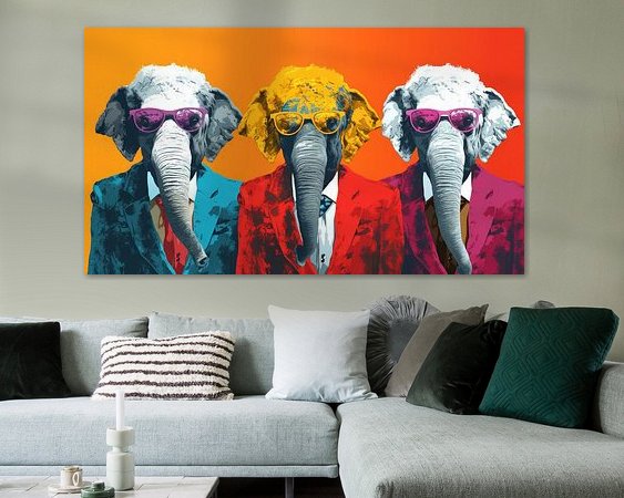 Example of the artwork in a room