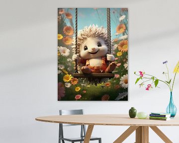 A happy hedgehog by PixelPrestige