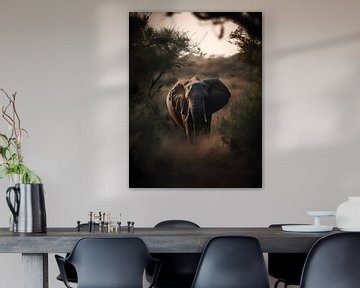 Eléphant dans la nature V3 sur drdigitaldesign
