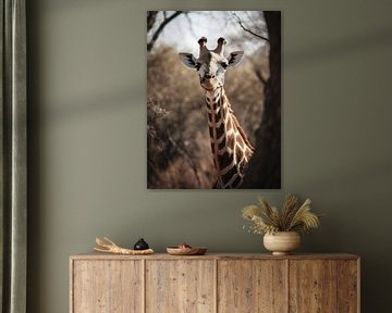 Giraffe in der Natur V3 von drdigitaldesign