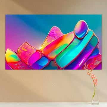 Kunstkleuren met verschillende vormen