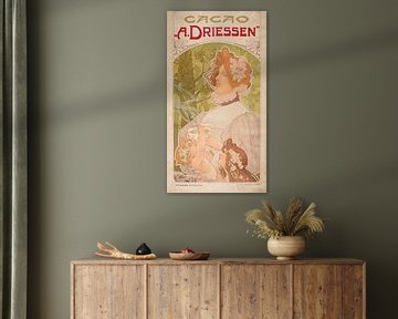 Cacao "A. Driessen", Henri Privat-Livemont van Vintage Afbeeldingen