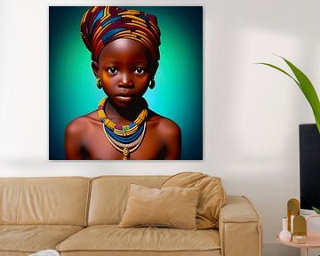 Portrait magique Enfant africain 1 sur All Africa