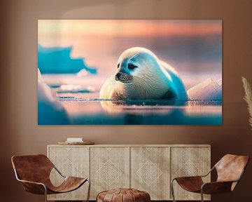 Seal for an ice cream by Mustafa Kurnaz