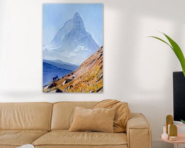 Matterhorn vanaf Riffelberg van Anke Meijer