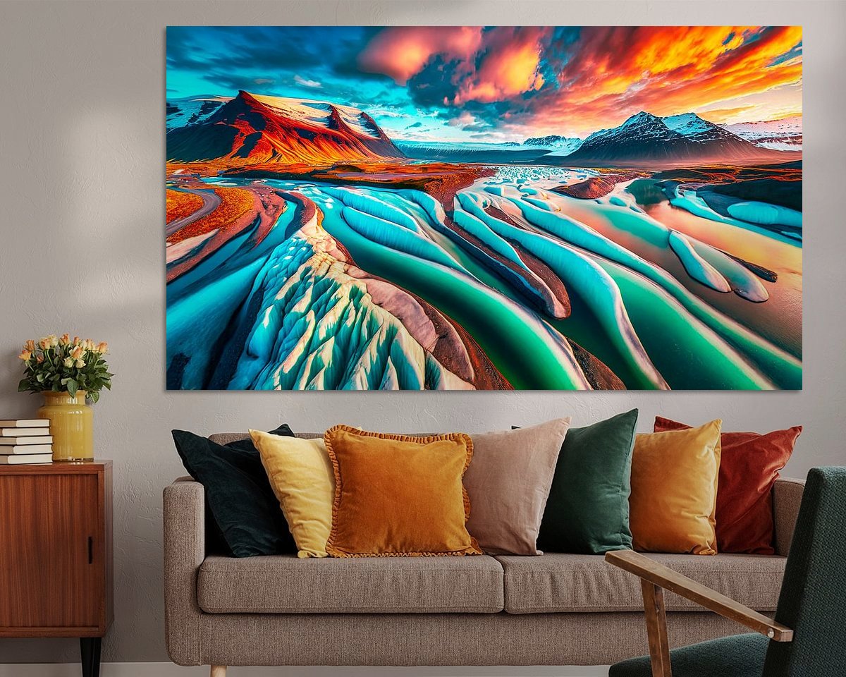 Example of the artwork in a room