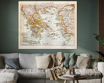 Vintage map of Ancient Greece by Studio Wunderkammer